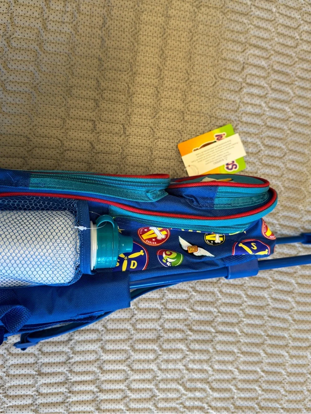 Vintage Scooby-Doo rolling backpack features a pilot graphic of Scooby-Doo